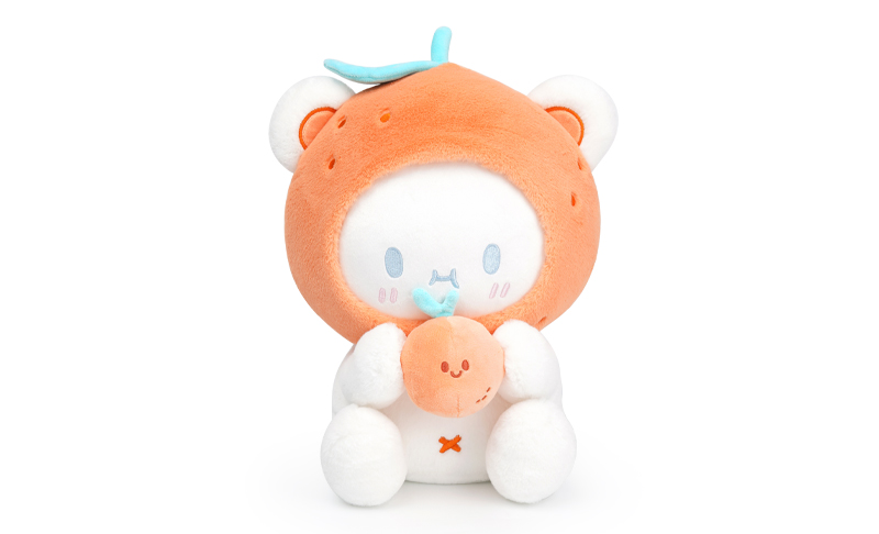 橙子波波熊公仔